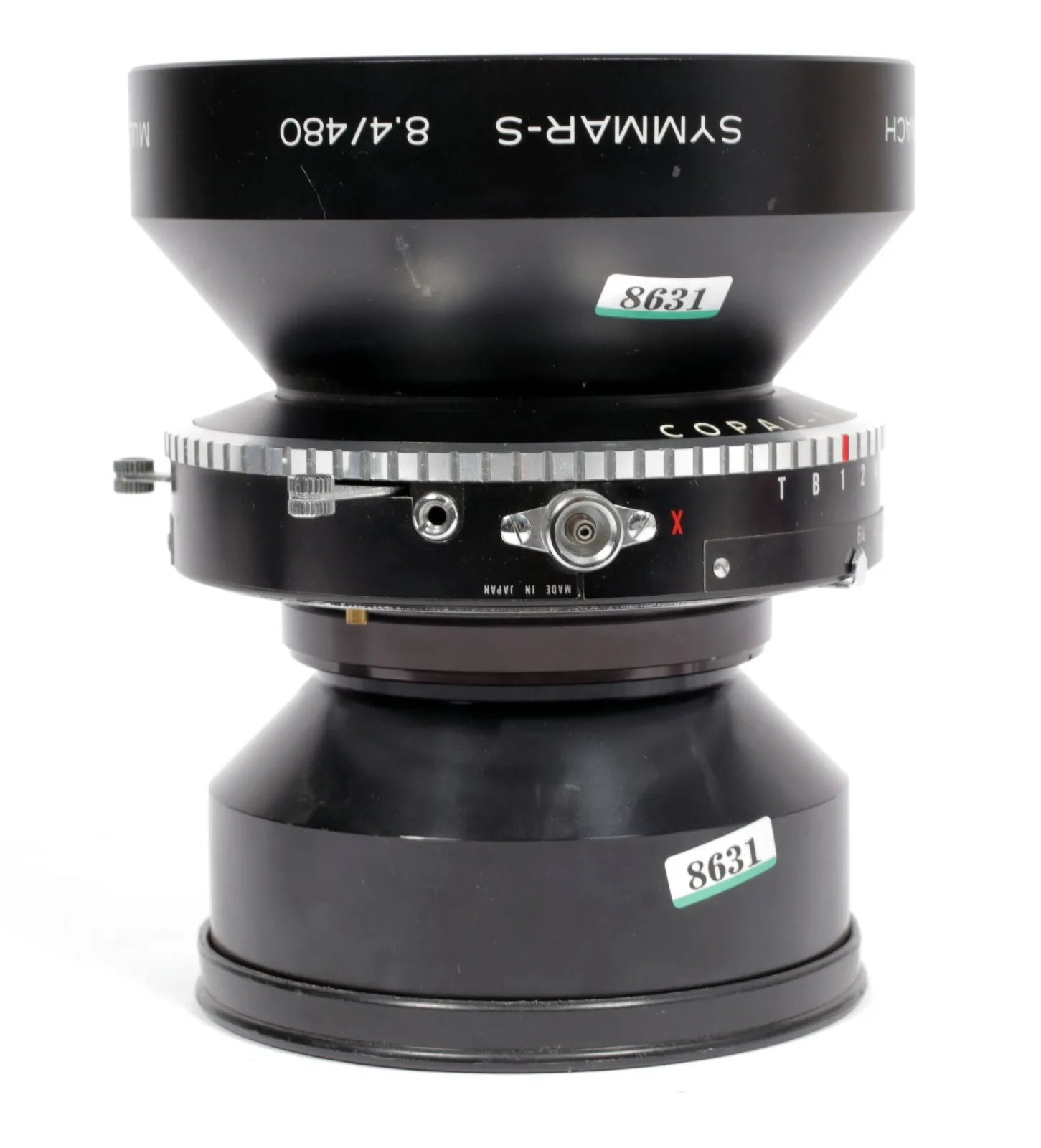 Schneider Symmar S MC 480mm F8.4 Lens in Copal #3 Shutter #8631 covers  11X14+ | CatLABS